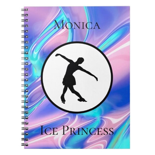 Carnet personnalisé "Ice Princess" (Devant)
