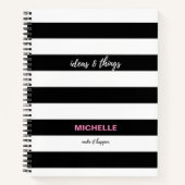Carnet Personnalisé, Idées et objets Script (Devant)