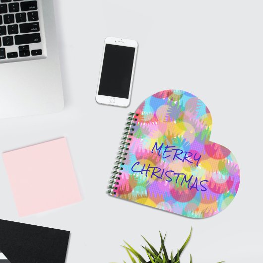 CARNET PERSONNALISÉ JOYEUX DE COULEUR ÉPARGNÉE NOËL