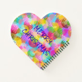 CARNET PERSONNALISÉ JOYEUX DE COULEUR ÉPARGNÉE NOËL (Dos)