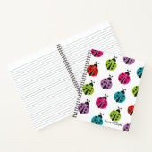 Carnet Personnalisé Ladybug coloré moderne (Intérieur)