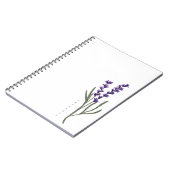 Carnet personnalisé Lavender (Côté gauche)