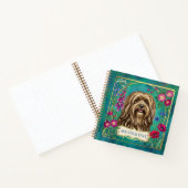 Carnet personnalisé Lhasa Apso doré (Intérieur)