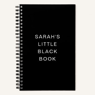 Carnet personnalisé Little Black Book