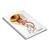 Carnet personnalisé méduse (Côté Droit)