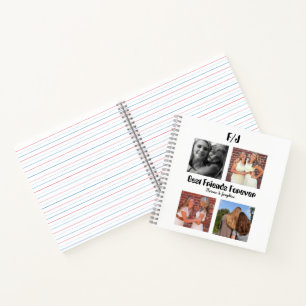 Carnet Personnalisé Meilleurs amis pour toujours 4 photo