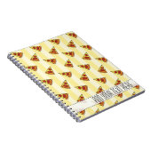 Carnet personnalisé Motif Pizza (Côté Droit)