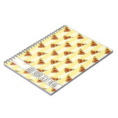 Carnet personnalisé Motif Pizza (Côté gauche)