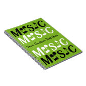 CARNET personnalisé MUSIQUE (Côté Droit)