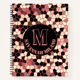 Carnet Personnalisé Nom Personnalisé Monogramme Portable