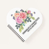 Carnet Personnalisé Nom Photo Oeuvre d'art Bureau de l'éc (Devant)