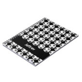 Carnet personnalisé par ballon de football (Côté gauche)