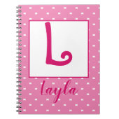 Carnet Personnalisé par nom / Initiale (Devant)