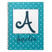 Carnet Personnalisé par nom / Initiale (Devant)