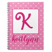 Carnet Personnalisé par nom / Initiale (Devant)