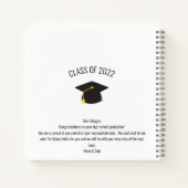 Carnet Personnalisé Photo Graduation Keepsaké Guest (Dos)