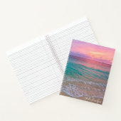 Carnet personnalisé Pink Sunset Beach (Intérieur)