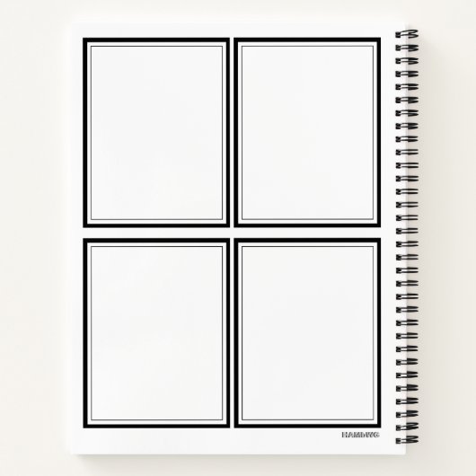 Carnet personnalisé psychédélique - HAMbyWG (Dos)