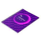 Carnet Personnalisé Purple Rose Motivationnel ÊTRE FABULE (Côté gauche)