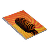 Carnet personnalisé Retro Microphone (Côté Droit)
