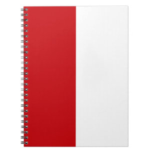Carnet PERSONNALISÉ rouge et blanc