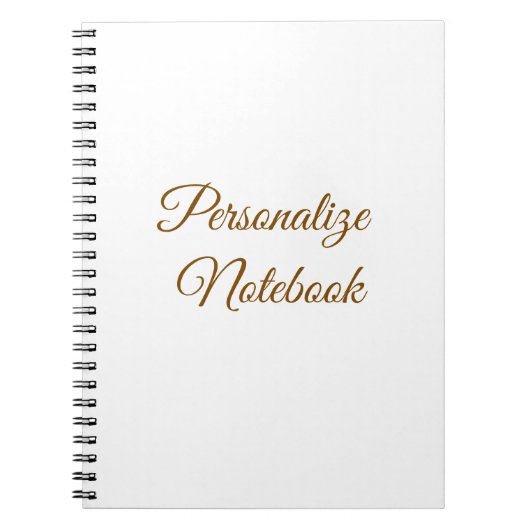 Carnet personnalisé simple professionnel (Devant)