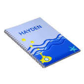 Carnet Personnalisé Sous La Plage Sous-Marine (Côté Droit)