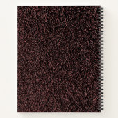 Carnet personnalisé spirale pour amateur de baseba (Dos)