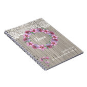 Carnet personnalisé Un jardin d'amour (Côté Droit)