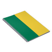 Carnet PERSONNALISÉ Vert & Or (Côté Droit)