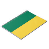 Carnet PERSONNALISÉ Vert & Or (Côté gauche)