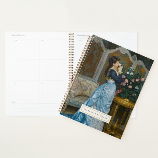 Carnet personnalisé vintage Art (Devant avec enveloppe)