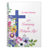 Carnet Personnaliser, 35e anniversaire Nun vie religieuse (Devant)