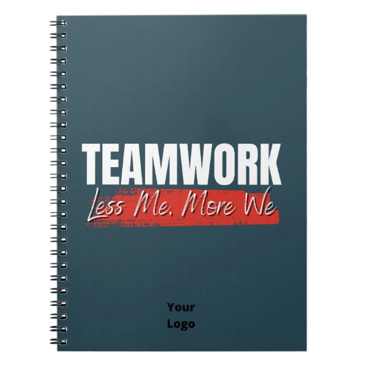 Carnet Personnaliser avec Logo Teamwork Office Business (Devant)