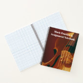 Carnet Personnaliser Cette Pratique Musique Violon (Intérieur)