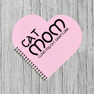Carnet Personnaliser Citation Drôle Amoureuse de Chat Mam