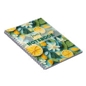 Carnet Personnaliser : citron 3D (Côté Droit)