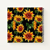 Carnet Personnaliser Dieu est dans son écriture tournesol (Dos)