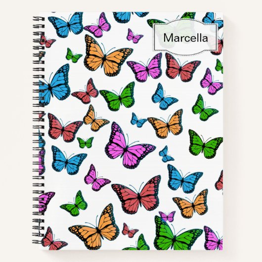 Carnet Personnaliser écriture manuscrite en pleine taille (Devant)