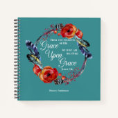 Carnet Personnaliser Jean 1:16 Grace Sur Grace Écriture (Devant)