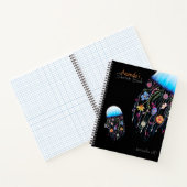 Carnet Personnaliser la méduse florale (Intérieur)