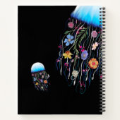 Carnet Personnaliser la méduse florale (Dos)