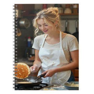Carnet Personnaliser la photo de cuisson de crêpes