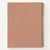Carnet Personnaliser le dessin félin (Dos)