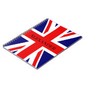 Carnet Personnaliser le drapeau britannique (Côté gauche)