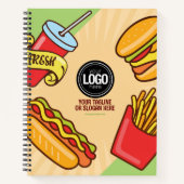 Carnet Personnaliser le logo de l'entreprise | Thème Hotd (Devant)