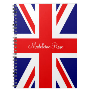 Carnet Personnaliser le nom British National Flag