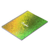 Carnet Personnaliser les nuances de nom de la spirale jau (Côté gauche)