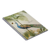 Carnet Personnaliser Peacock avec papillons (Côté Droit)