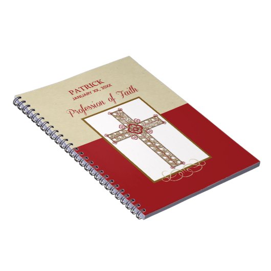 Carnet Personnaliser, RCIA Bénédictions sur la Profession (Côté Droit)